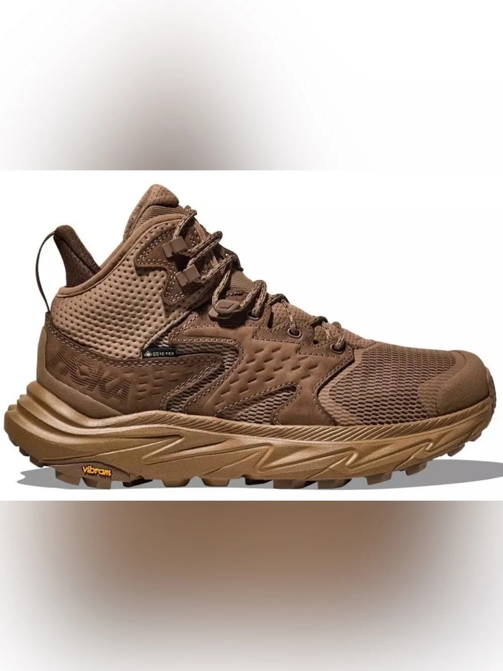 Hoka ONE ONE Anacapa 2 Mid GTX Gore-Tex Rye Bark 1142831F RYBR Hiking Shoes NEW - Picture 2 of 11